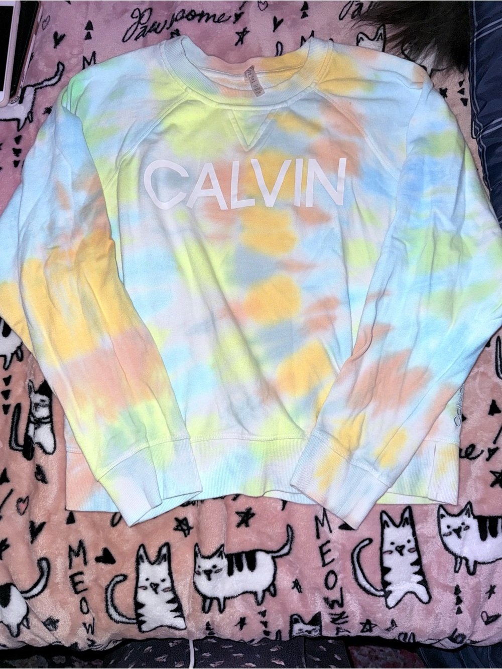 Calvin Klein Multicolor Pastel Crewneck Sweatshirt
